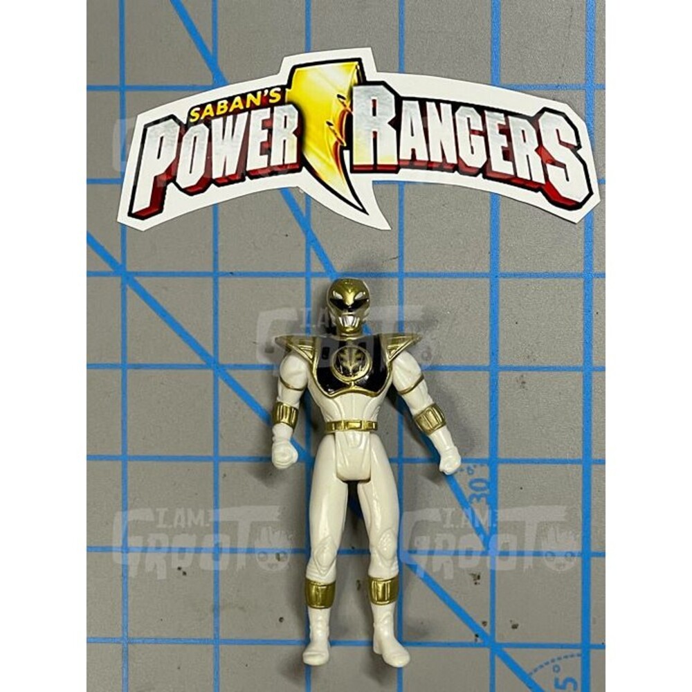 Power Rangers White ranger 4" Inch Figure Tommy Vintage 1996 TCFFC Saban